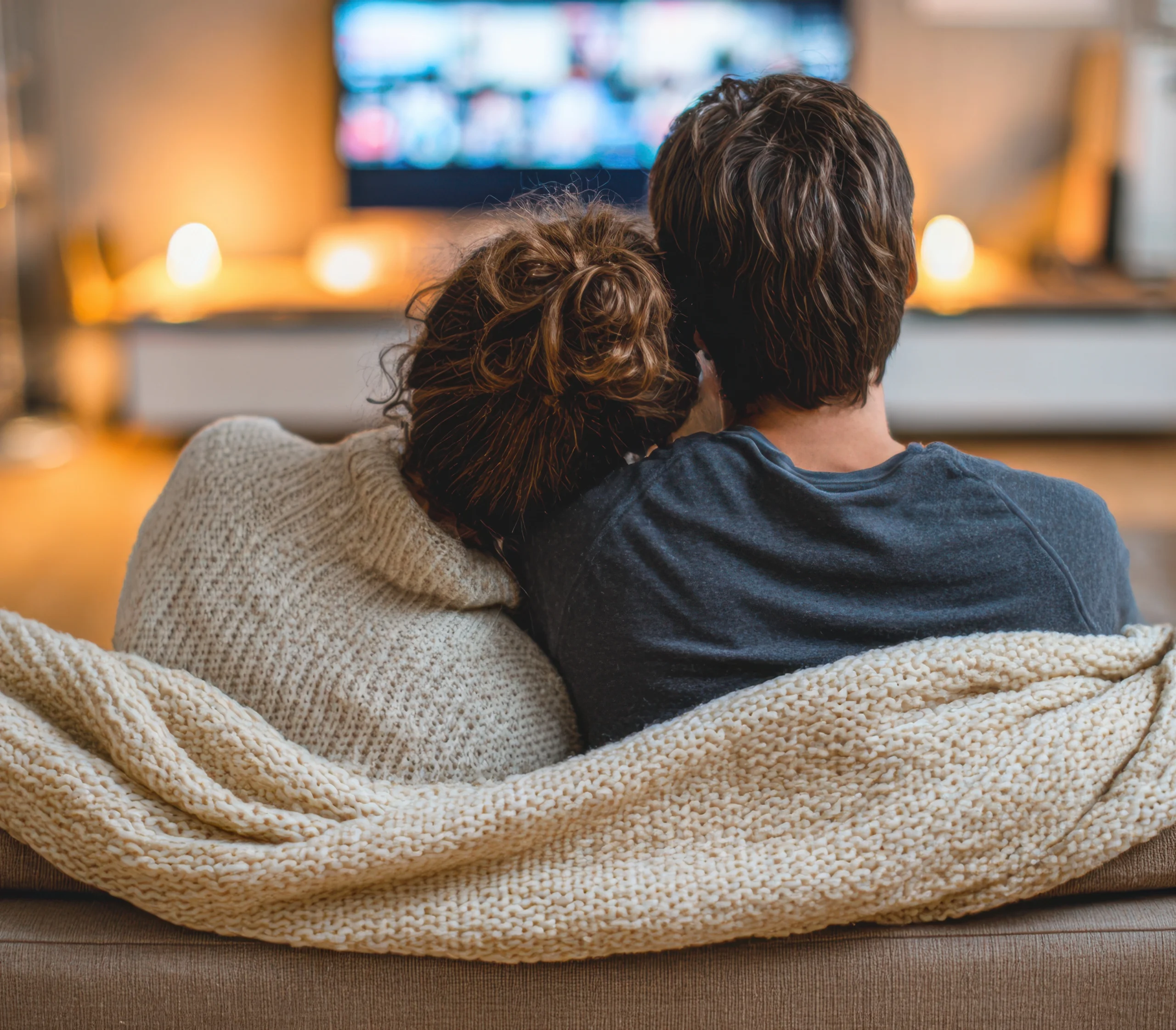 Couple relaxing together